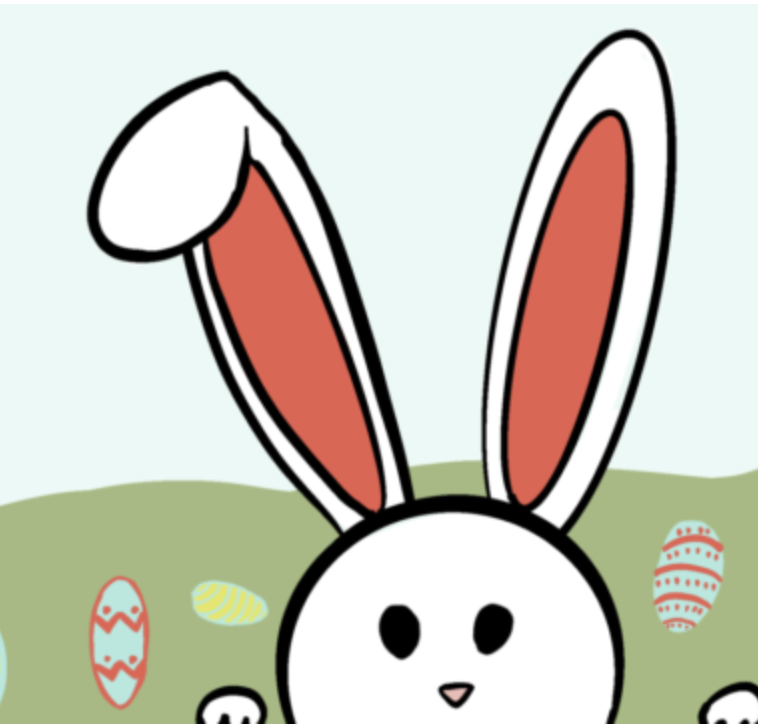 easter bunny graphic